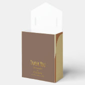 Benutzerdefiniertes Danke im Retro-Muster der Mitt Geschenkschachtel (Geöffnet)