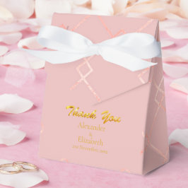 Benutzerdefiniertes Dankeschön Elegantes geometris Geschenkschachtel