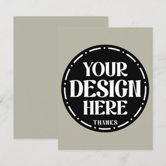 Benutzerdefiniertes Dankeschön-Geschenk-Design für Dankeskarte (Vorne/Hinten)