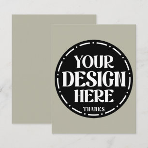 Benutzerdefiniertes Dankeschön-Geschenk-Design für Mitteilungskarte