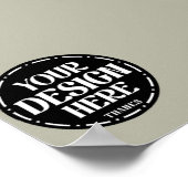 Benutzerdefiniertes Dankeschön-Geschenk-Design für Poster (Ecke)