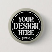 Benutzerdefiniertes Dankeschön-Geschenkdesign für Button (Vorderseite)