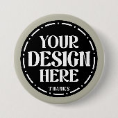 Benutzerdefiniertes Dankeschön-Geschenkdesign für  Button (Vorderseite)