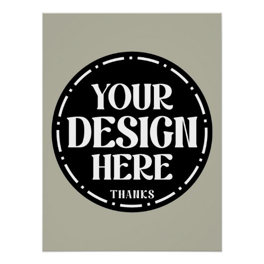 Benutzerdefiniertes Dankeschön-Geschenkdesign für Poster (Vorderseite)