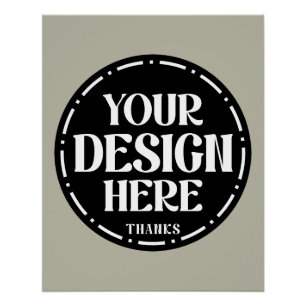 Benutzerdefiniertes Dankeschön-Geschenkdesign für Poster