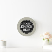 Benutzerdefiniertes Dankeschön-Geschenkdesign für Runde Wanduhr (Zuhause)