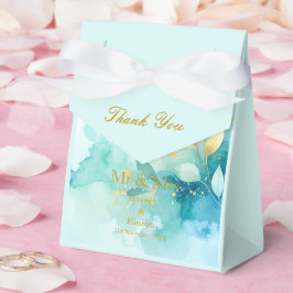 Benutzerdefiniertes Dankeschön-Goldschrift-Mr-&-Mr Geschenkschachtel