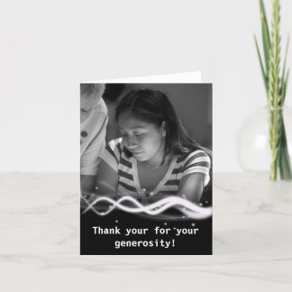 Benutzerdefiniertes Dankeschön Karte : Vertikales 