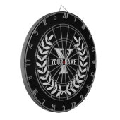 Benutzerdefiniertes Dartboard für den Initial/Name Dartscheibe (Vorderseite Links)