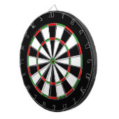 Benutzerdefiniertes Dartboard - Klassisch SCHWARZ Dartscheibe (Vorderseite rechts)