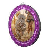 Benutzerdefiniertes Dartboard mit Foto & Text - LI Dartscheibe (Vorderseite rechts)