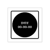 Benutzerdefiniertes Datum 00-00-00 Text Druckfarbe Gummistempel (Prägung)