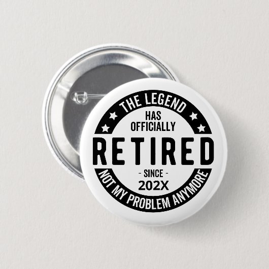 Benutzerdefiniertes Datum Die Legende hat offiziel Button (Vorne & Hinten)