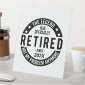 Benutzerdefiniertes Datum Die Legende hat offiziel Sockelschild (In Situ)