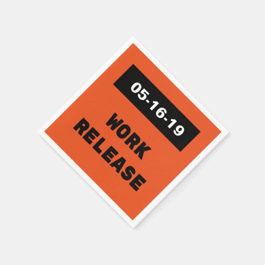 Benutzerdefiniertes Datum für die Ausgabe von Arbe Serviette (Ecke)