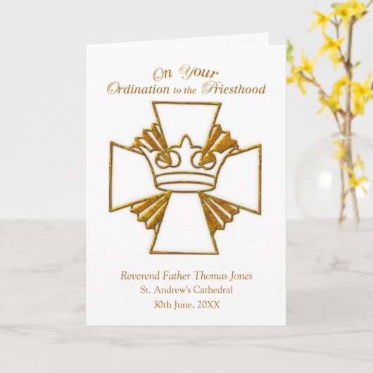 Benutzerdefiniertes Datum, Namensaufteilung Glückw Karte (Gelbe Blume)