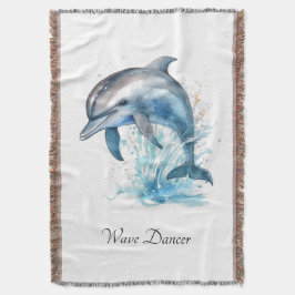 Benutzerdefiniertes Delfin-Küsten-Willkommensgesch Decke