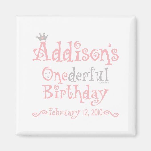 Benutzerdefiniertes Design - Addison Magnet (Vorne)