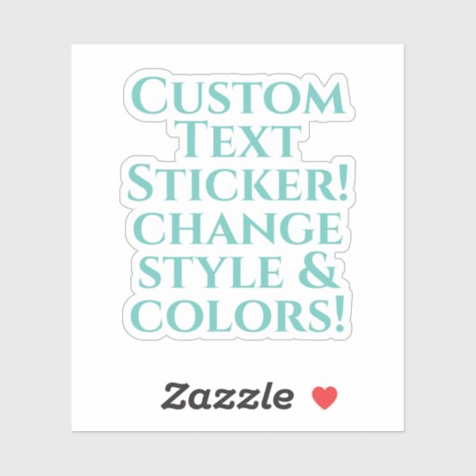 Benutzerdefiniertes Design Aufkleber (Blatt)