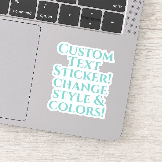 Benutzerdefiniertes Design Aufkleber (Detail)