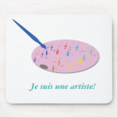 Benutzerdefiniertes Design der Artist-Palette Mousepad (Vorne)