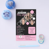 Benutzerdefiniertes Design des Fotos für Haarstühl Flyer (Einzeln)