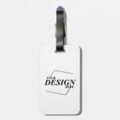 Benutzerdefiniertes Design Erstellen einer eigenen Gepäckanhänger (Rückseite vertikal)