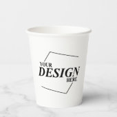 Benutzerdefiniertes Design Erstellen einer eigenen Pappbecher (Rückseite)