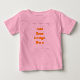 Benutzerdefiniertes Design Foto oder Text hinzufüg Baby T-shirt