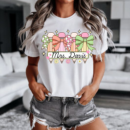 Benutzerdefiniertes Design für den Namen des Schul T-Shirt
