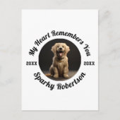 Benutzerdefiniertes Design für die Erinnerung an H Postkarte (Vorderseite)