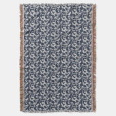 Benutzerdefiniertes Design für Navy Blue und Grau  Decke (Vorderseite Vertikal)