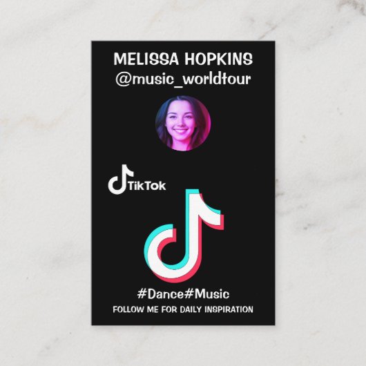 Benutzerdefiniertes Design-Logo-Profil Bild und QR Visitenkarte (Vorderseite)