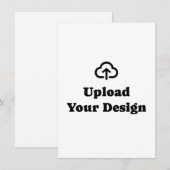 Benutzerdefiniertes Design Menükarte (Vorne/Hinten)