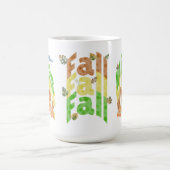 Benutzerdefiniertes Design mit drei Side Fall Vibe Kaffeetasse (Mittel)