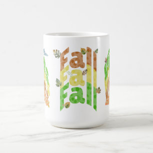 Benutzerdefiniertes Design mit drei Side Fall Vibe Kaffeetasse