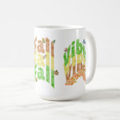Benutzerdefiniertes Design mit drei Side Fall Vibe Kaffeetasse (VorderseiteRechts)