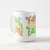 Benutzerdefiniertes Design mit drei Side Fall Vibe Kaffeetasse (Vorderseite Links)