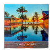Benutzerdefiniertes Design mit eigenem Text und Ih Fliese (Vorderseite)