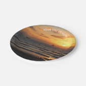 Benutzerdefiniertes Design mit Ihrem eigenen Foto  Pappteller (Schrägansicht)