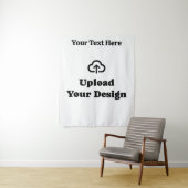 Benutzerdefiniertes Design mit Text Wandteppich (Beispiel)