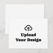 Benutzerdefiniertes Design Mitteilungskarte (Vorne/Hinten)