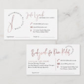 Benutzerdefiniertes Design | Nicht bearbeitbar Zaz Visitenkarte (Vorne/Hinten)