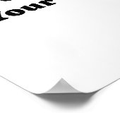 Benutzerdefiniertes Design Poster (Ecke)