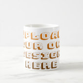 Benutzerdefiniertes Design Produkt hochladen Kaffeetasse (Mittel)