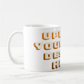 Benutzerdefiniertes Design Produkt hochladen Kaffeetasse (Links)