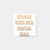 Benutzerdefiniertes Design Produkt hochladen Post-it Klebezettel (Vorderseite)