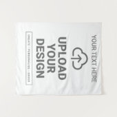 Benutzerdefiniertes Design und Text Wandteppich (Vorderseite (Horizontal))