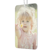 Benutzerdefiniertes DIY 2-Foto Einfache Vorlage Au Autolufterfrischer (Links)