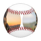 Benutzerdefiniertes Dog-Foto-Baseball mit dem Name Baseball (Vorderseite)